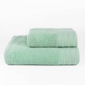 Махровий рушник для обличчя та рук Riga  50x90 см, ментоловий, Bulgaria-tex. Photo 3